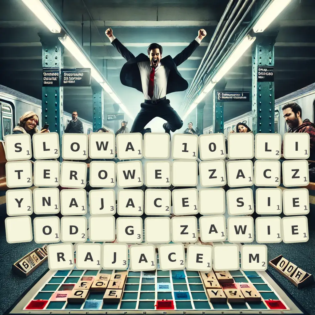Słowa 10-literowe, zaczynające się od G, zawierające M