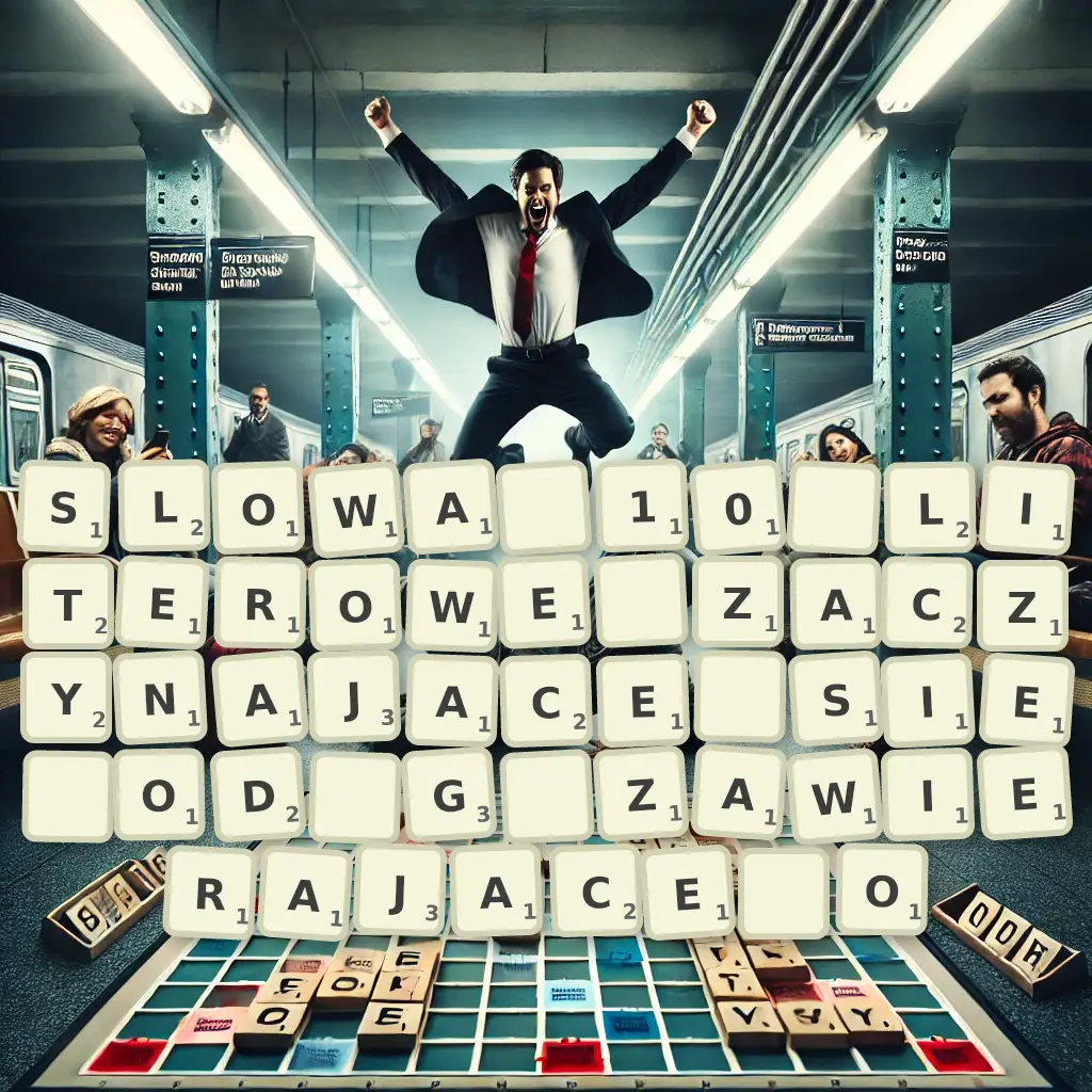 Słowa 10-literowe, zaczynające się od G, zawierające O