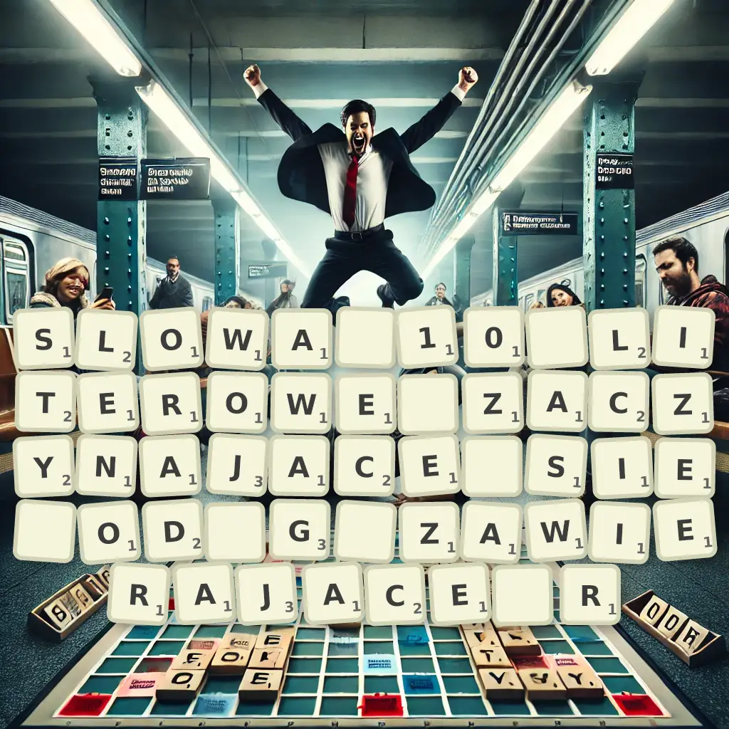 Słowa 10-literowe, zaczynające się od G, zawierające R