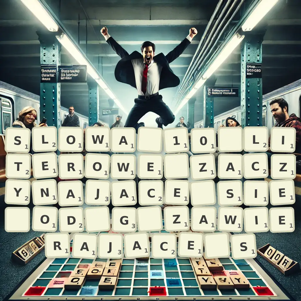 Słowa 10-literowe, zaczynające się od G, zawierające Ś
