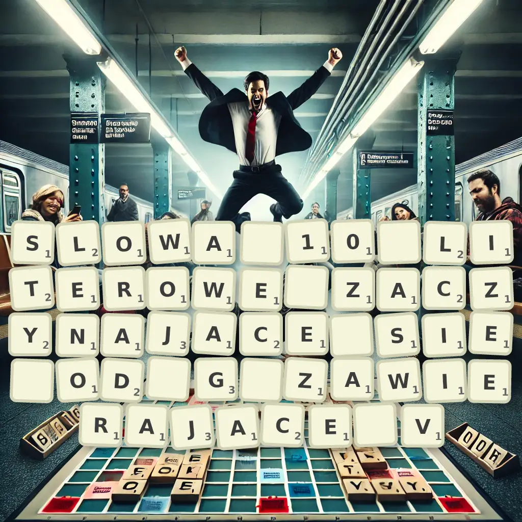 Słowa 10-literowe, zaczynające się od G, zawierające V