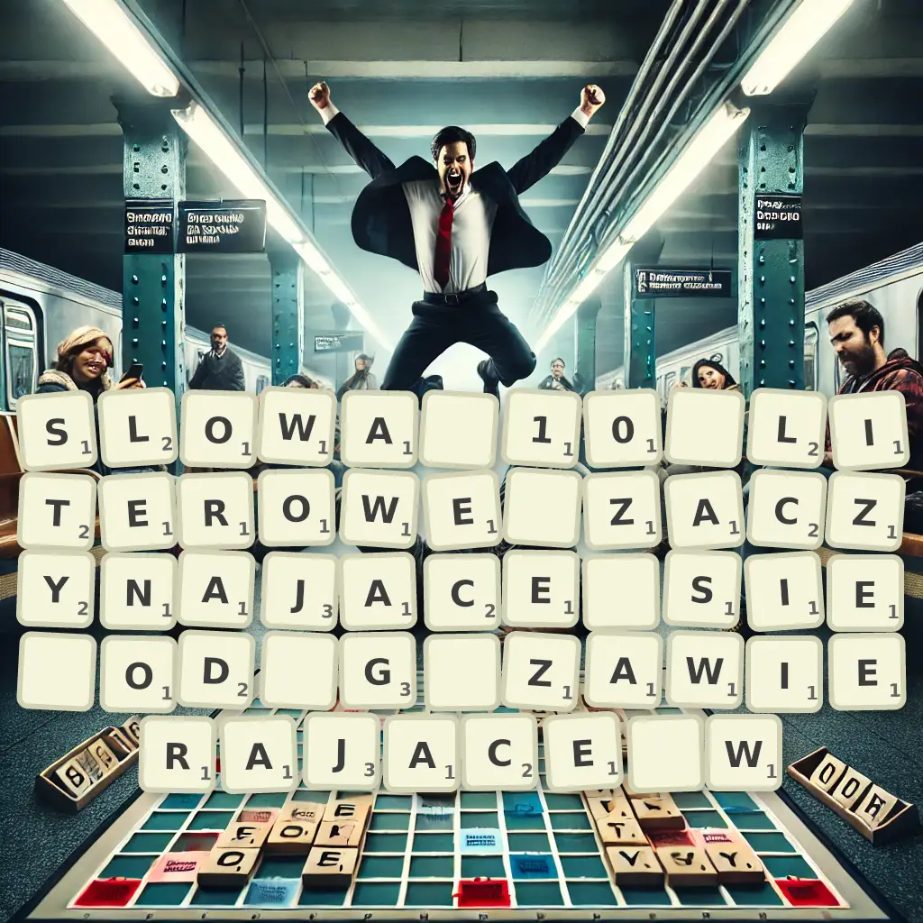 Słowa 10-literowe, zaczynające się od G, zawierające W