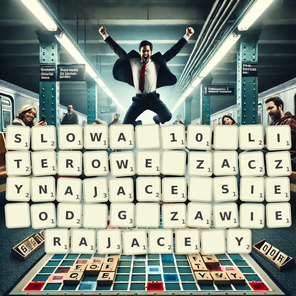 Słowa 10-literowe, zaczynające się od G, zawierające Y
