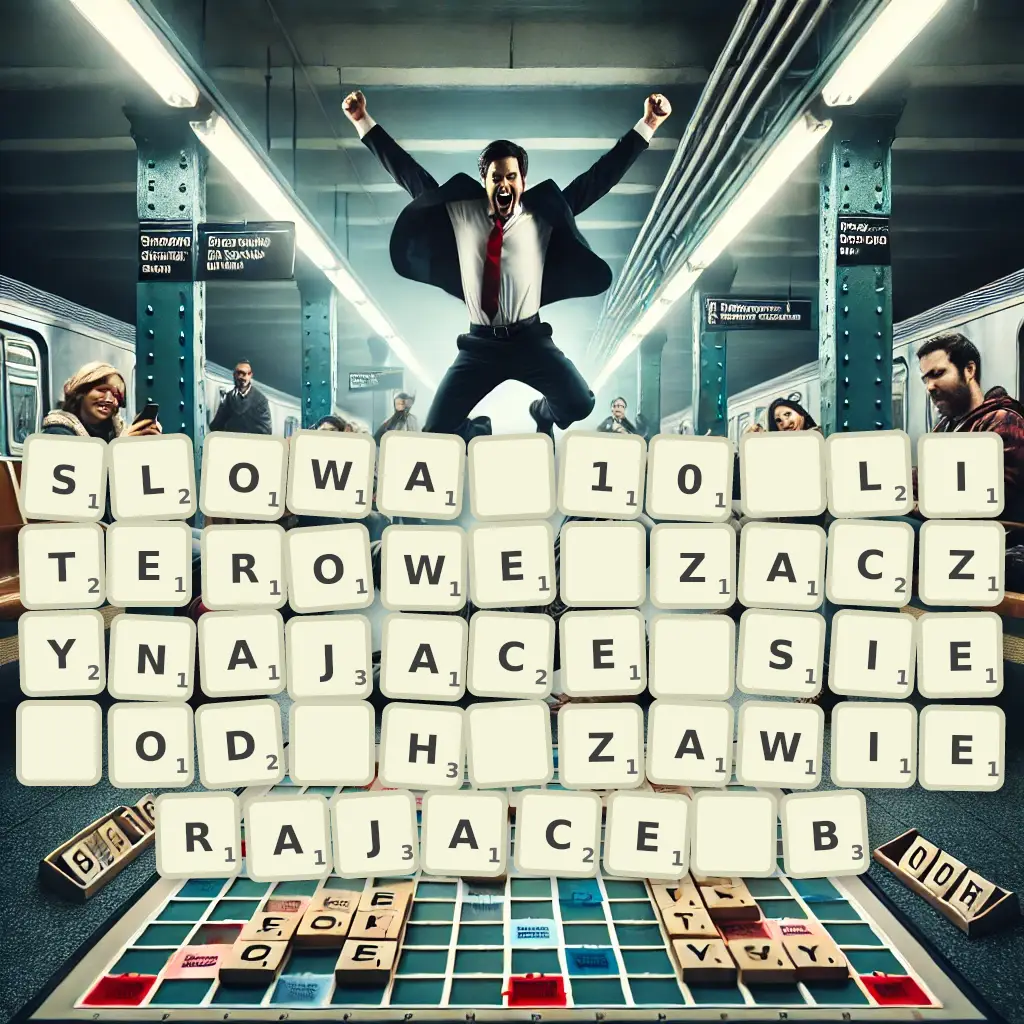 Słowa 10-literowe, zaczynające się od H, zawierające B