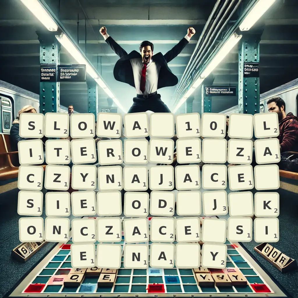 Słowa 10-literowe, zaczynające się od J, kończące się na Y