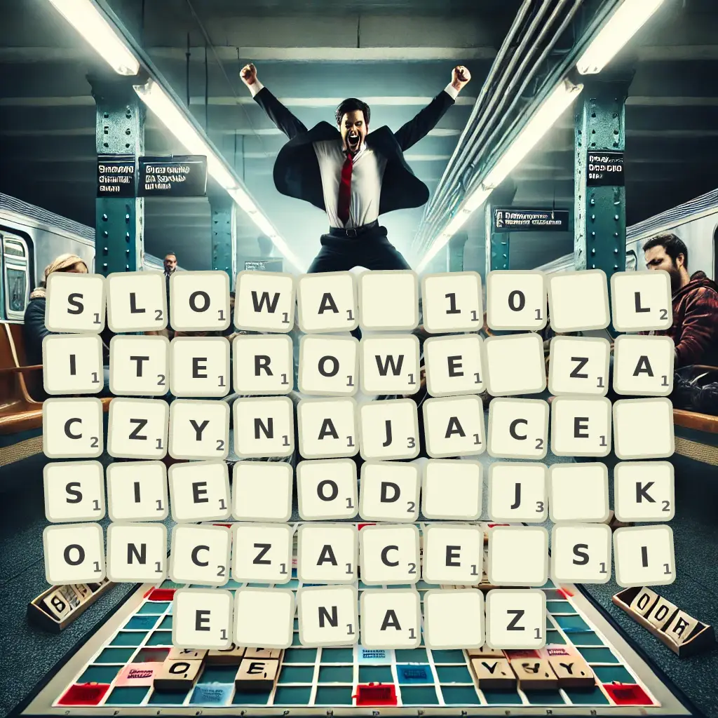 Słowa 10-literowe, zaczynające się od J, kończące się na Ż