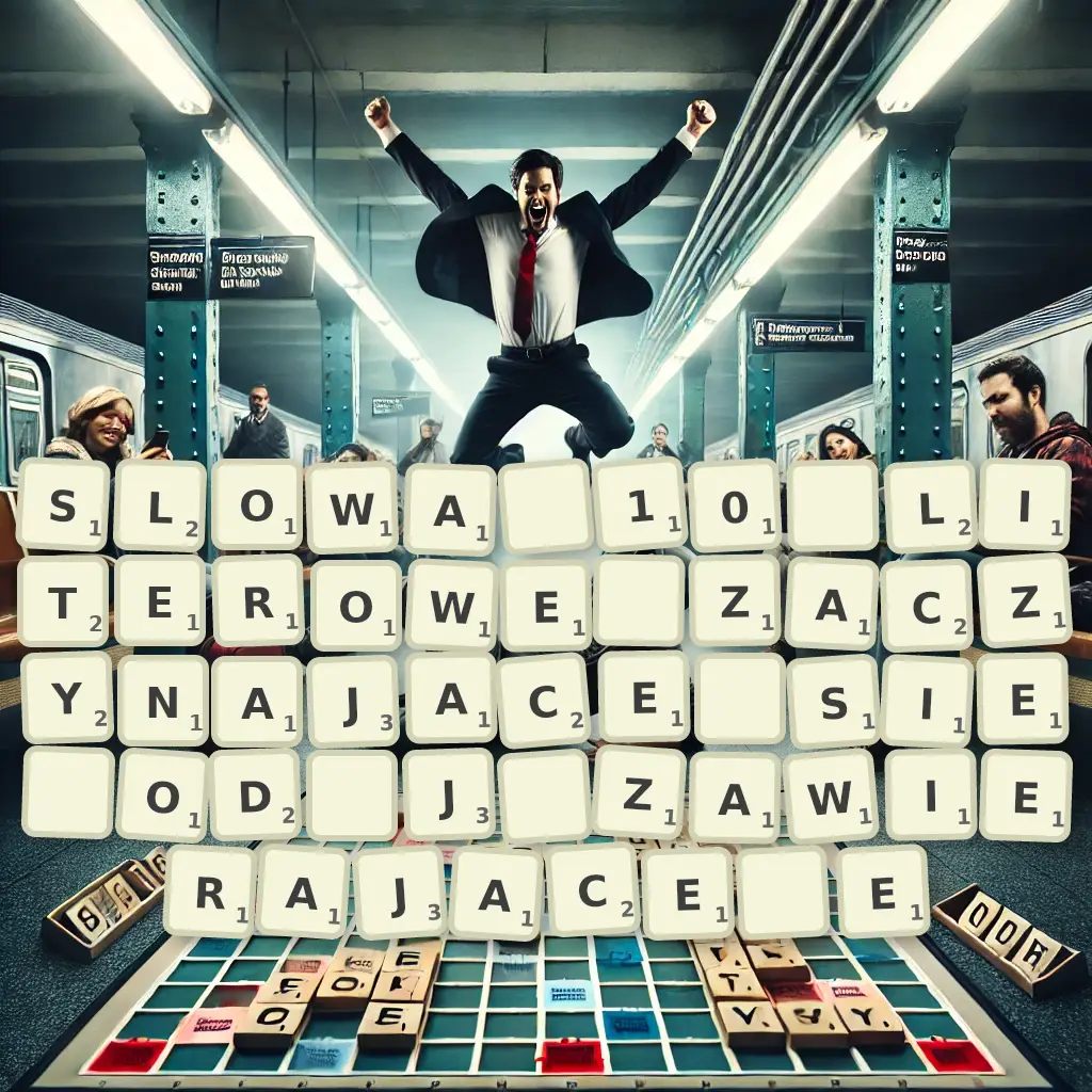 Słowa 10-literowe, zaczynające się od J, zawierające Ę