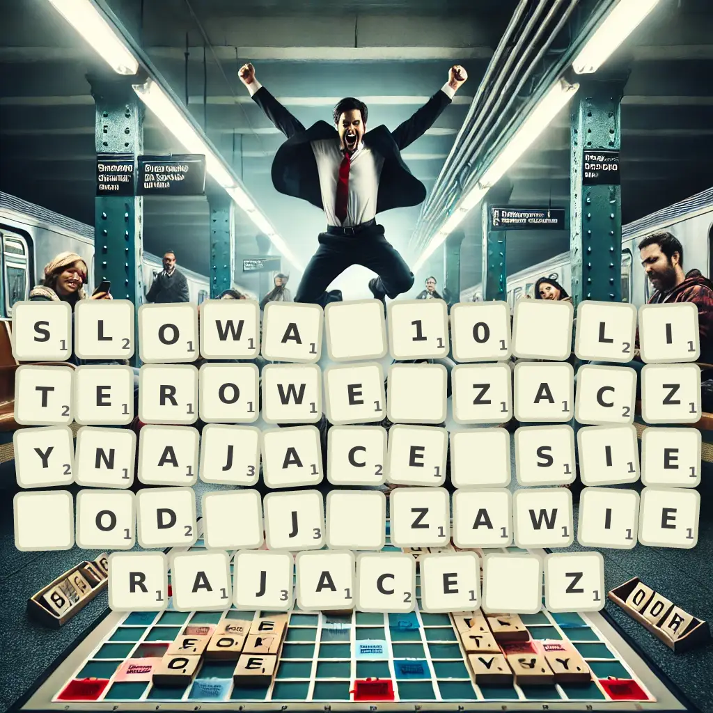 Słowa 10-literowe, zaczynające się od J, zawierające Ź