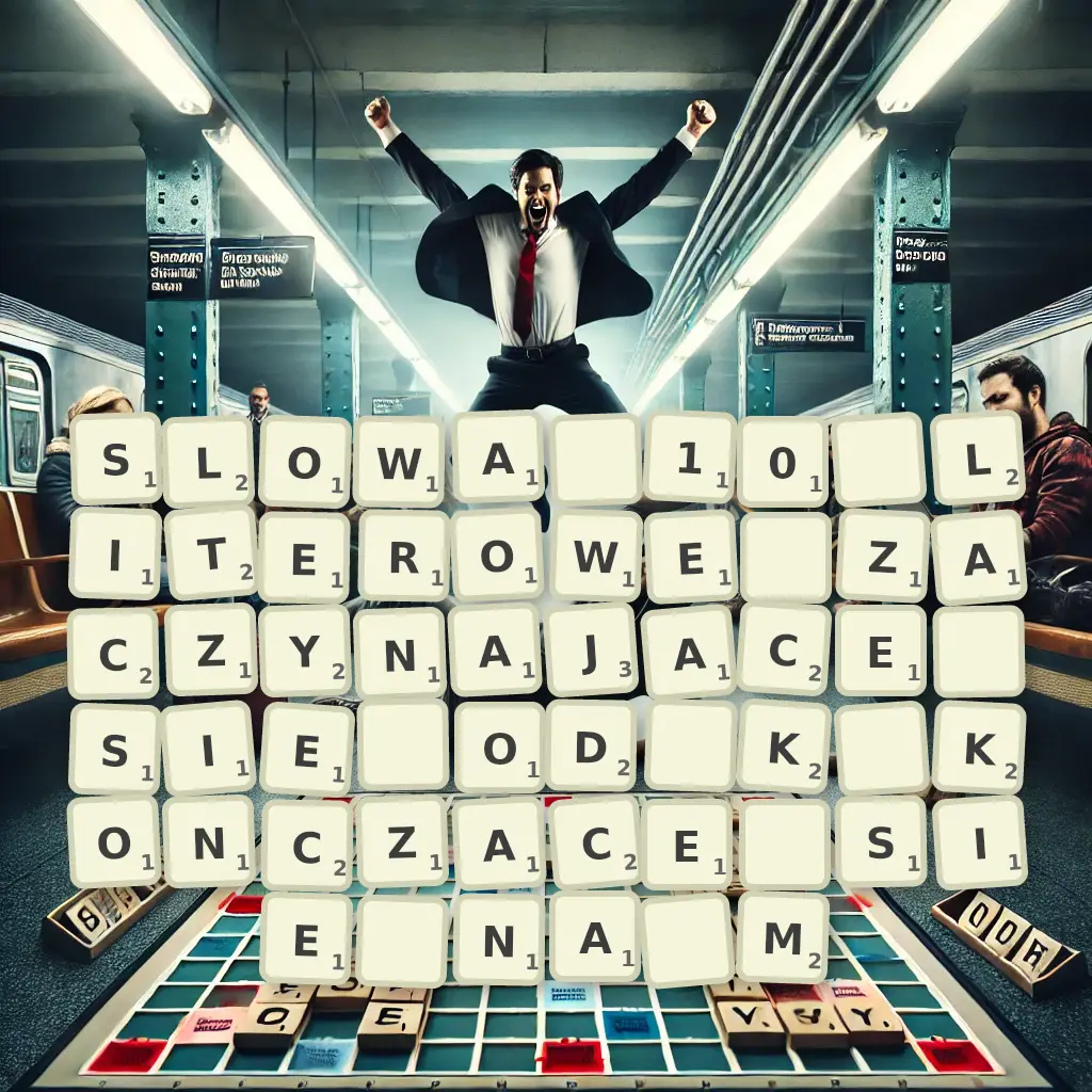 Słowa 10-literowe, zaczynające się od K, kończące się na M