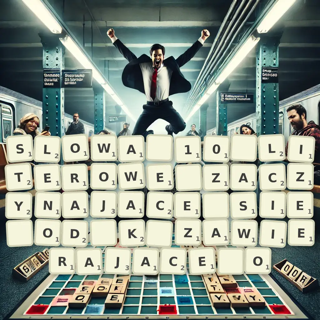 Słowa 10-literowe, zaczynające się od K, zawierające Ó