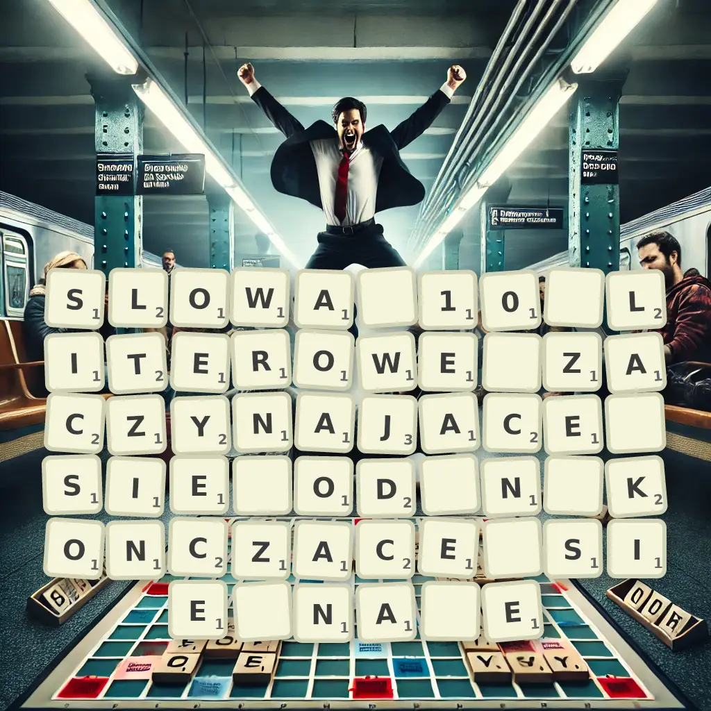 Słowa 10-literowe, zaczynające się od N, kończące się na Ę