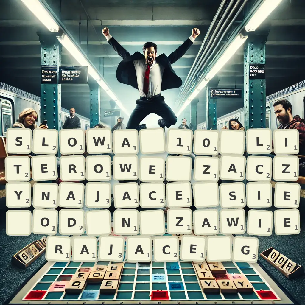 Słowa 10-literowe, zaczynające się od N, zawierające G