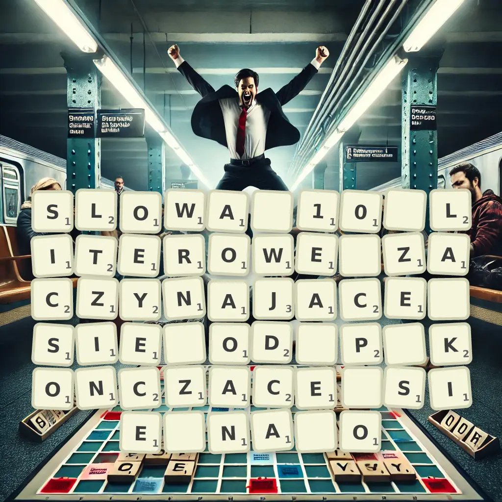 Słowa 10-literowe, zaczynające się od P, kończące się na O