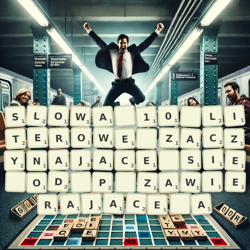 Słowa 10-literowe, zaczynające się od P, zawierające A