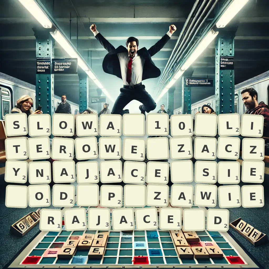 Słowa 10-literowe, zaczynające się od P, zawierające D