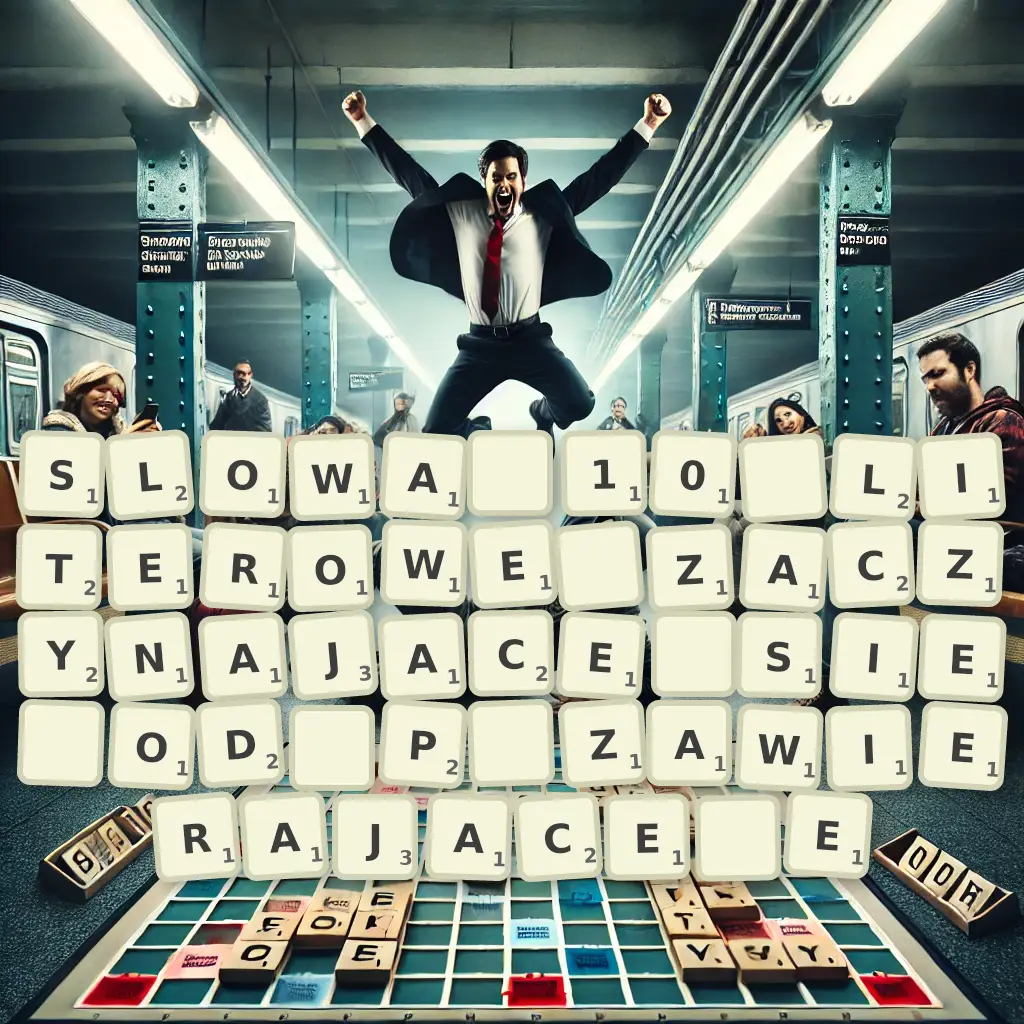 Słowa 10-literowe, zaczynające się od P, zawierające Ę