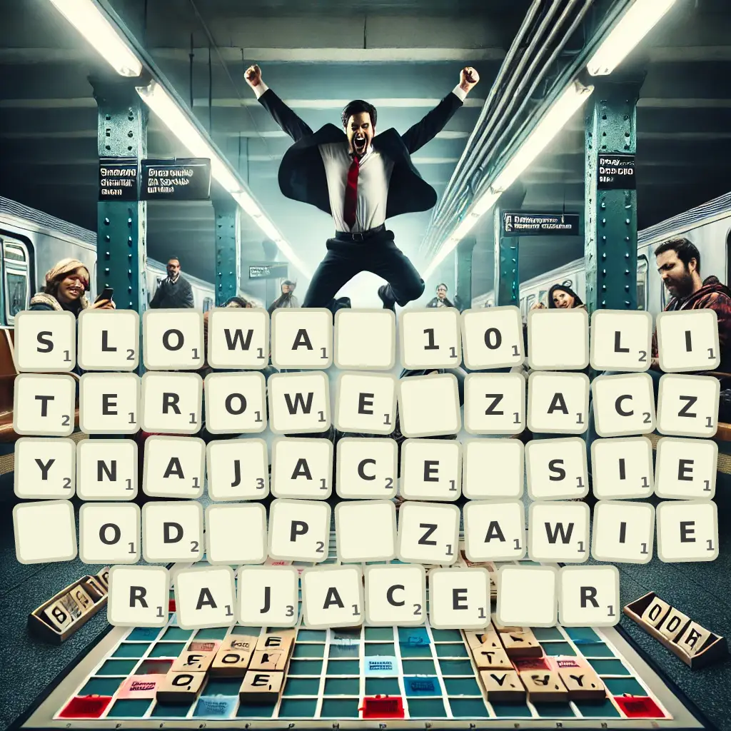 Słowa 10-literowe, zaczynające się od P, zawierające R