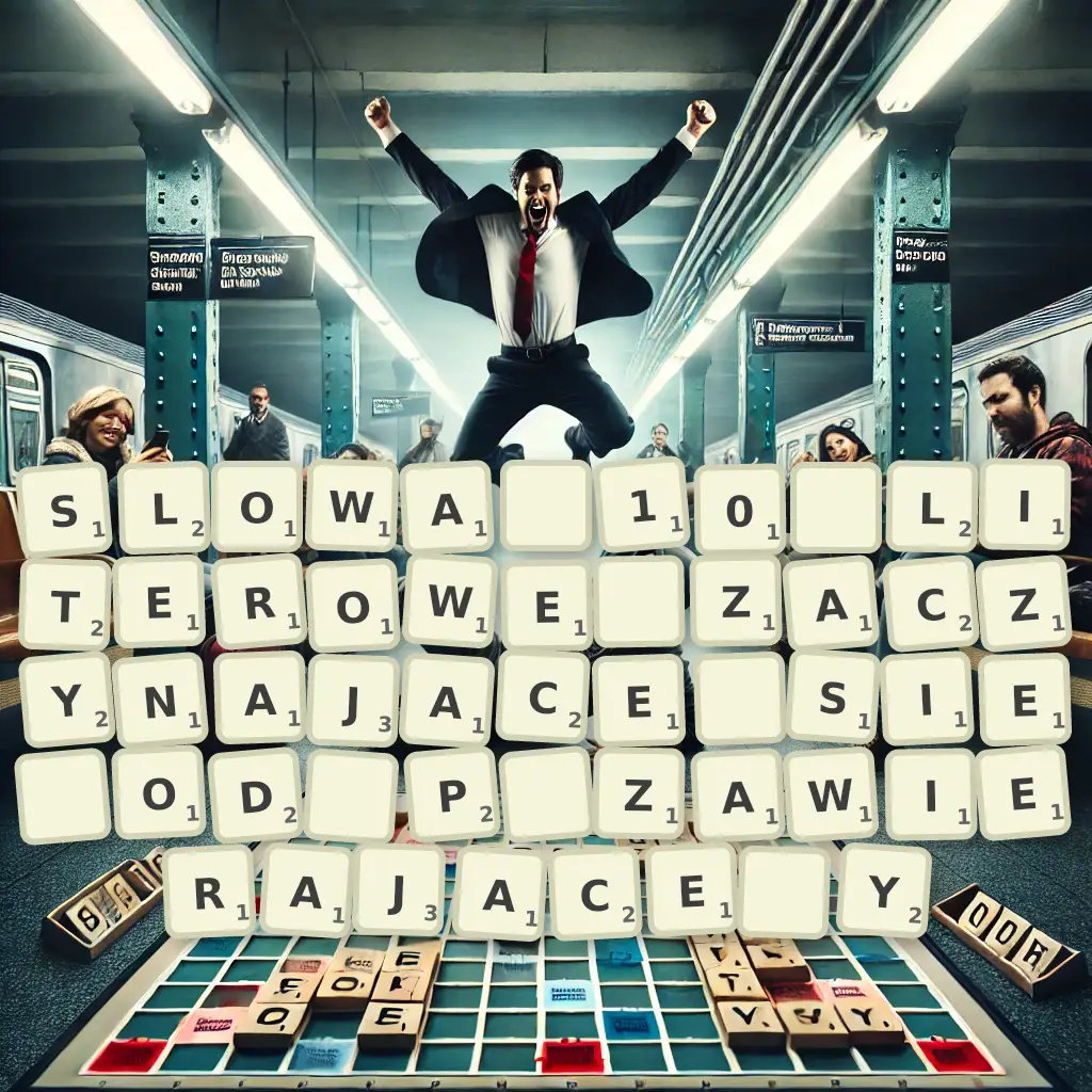 Słowa 10-literowe, zaczynające się od P, zawierające Y