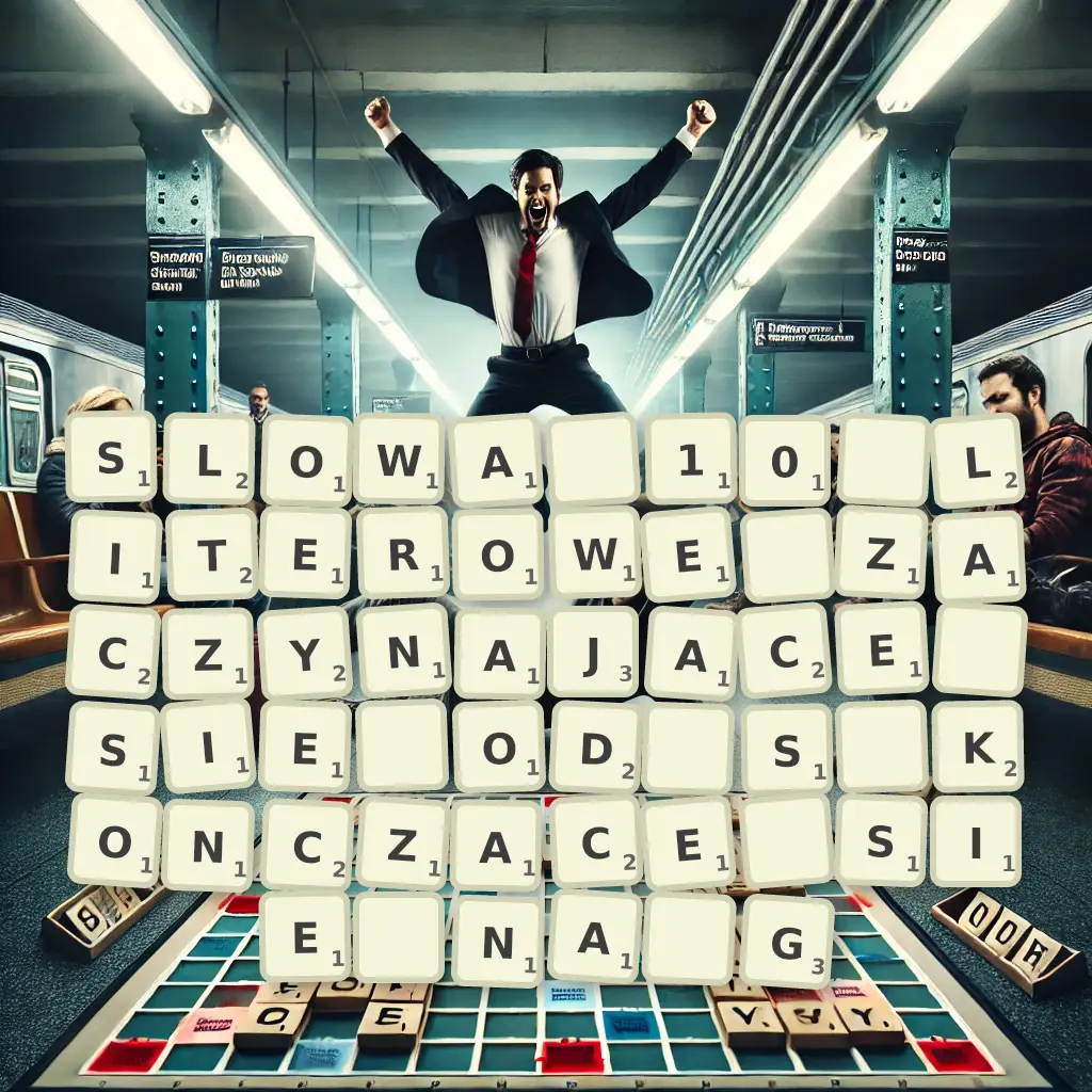 Słowa 10-literowe, zaczynające się od S, kończące się na G