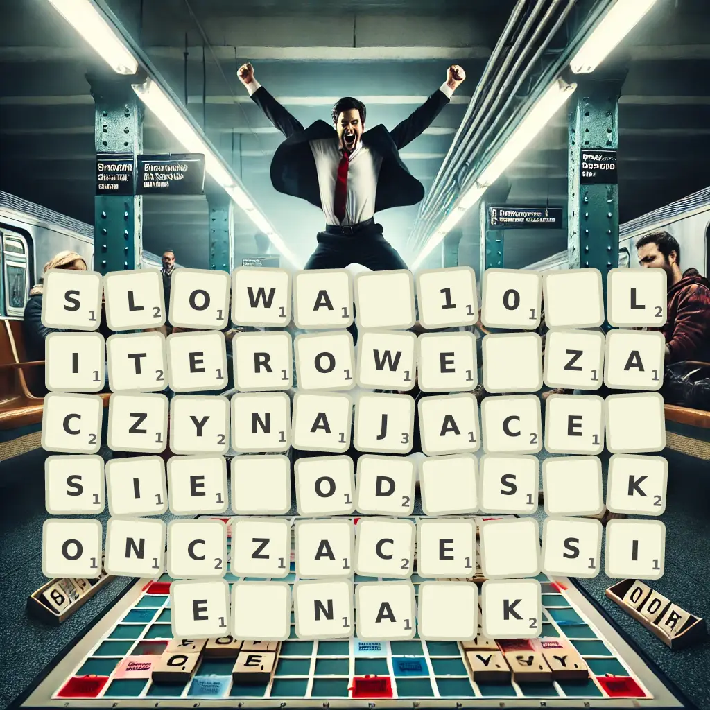 Słowa 10-literowe, zaczynające się od S, kończące się na K