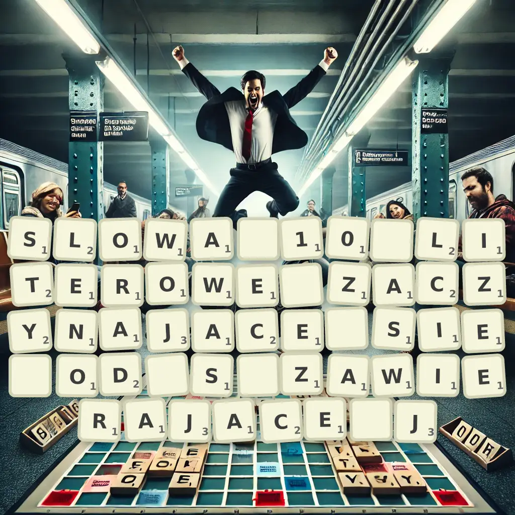 Słowa 10-literowe, zaczynające się od S, zawierające J