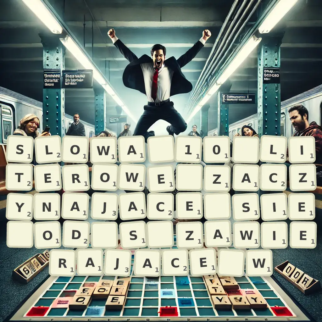 Słowa 10-literowe, zaczynające się od S, zawierające W