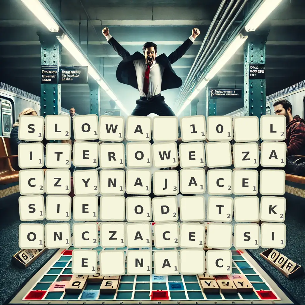 Słowa 10-literowe, zaczynające się od T, kończące się na Ć