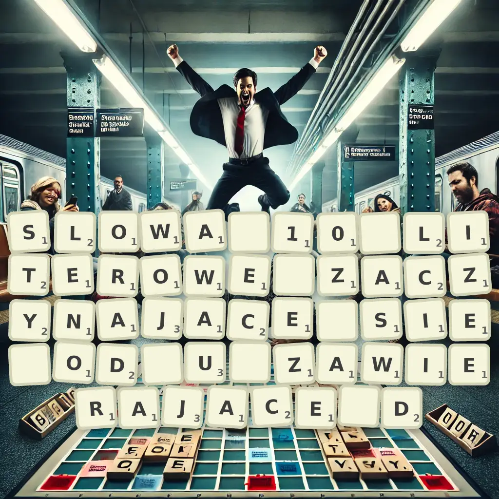 Słowa 10-literowe, zaczynające się od U, zawierające D