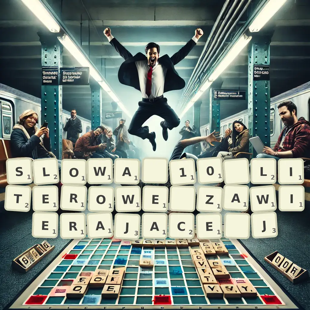 Słowa 10-literowe, zawierające J