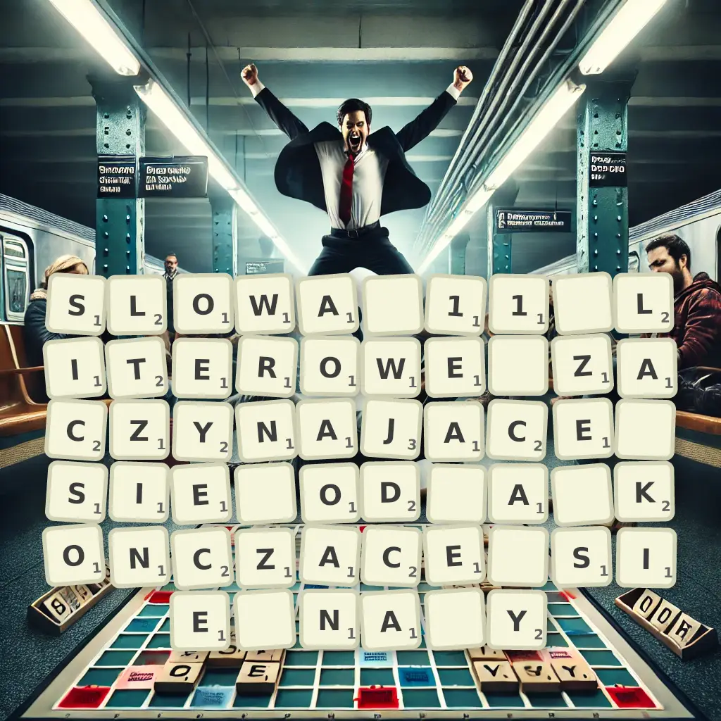 Słowa 11-literowe, zaczynające się od A, kończące się na Y