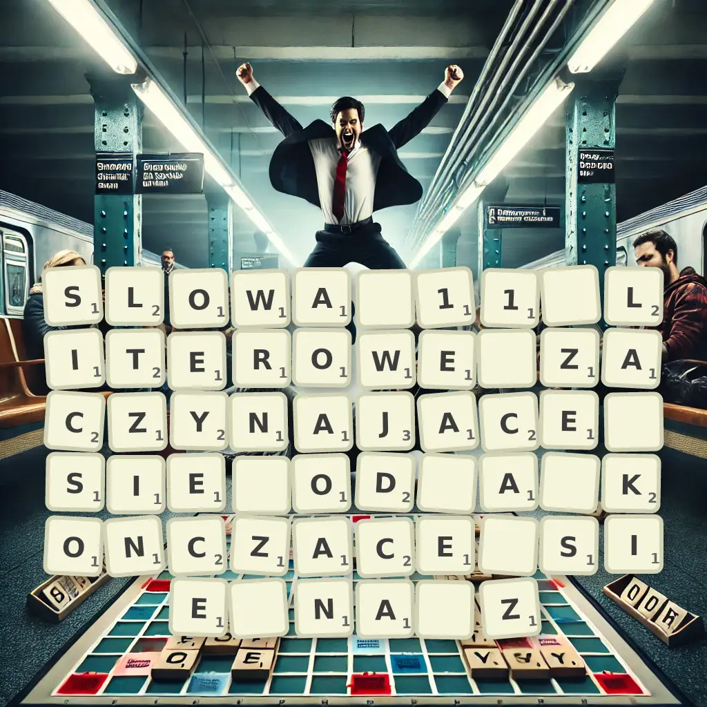 Słowa 11-literowe, zaczynające się od A, kończące się na Z