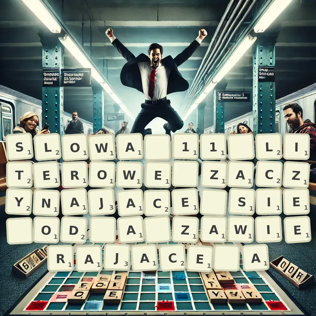 Słowa 11-literowe, zaczynające się od A, zawierające Ą