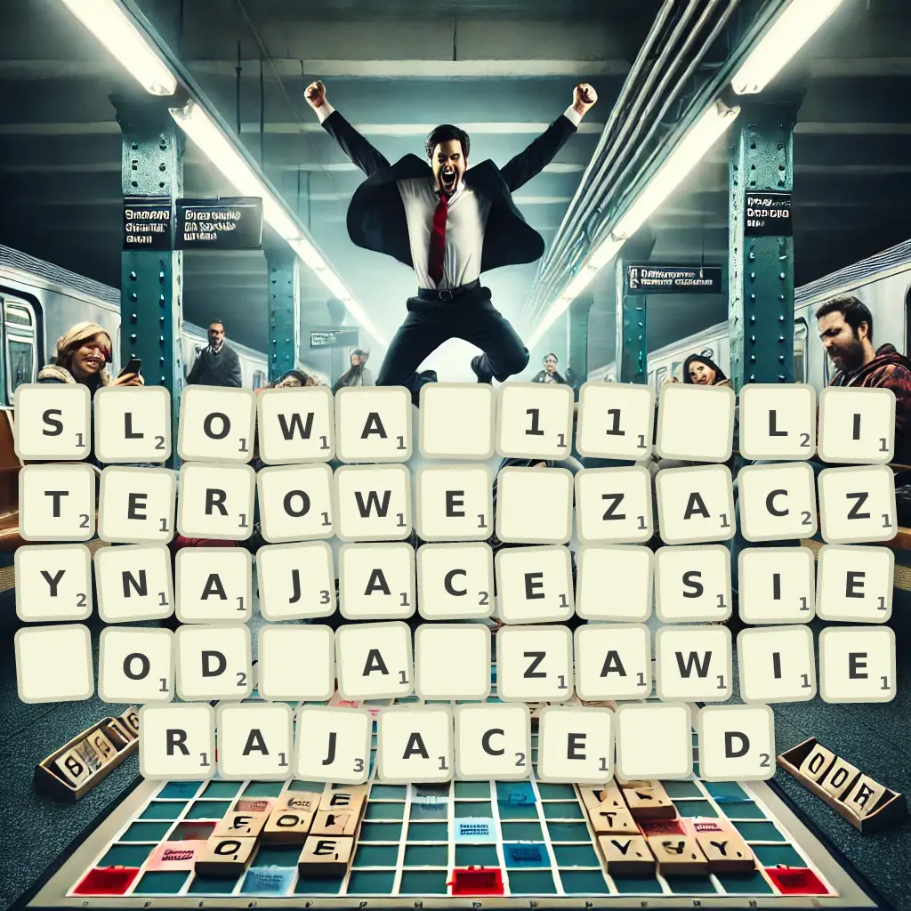 Słowa 11-literowe, zaczynające się od A, zawierające D