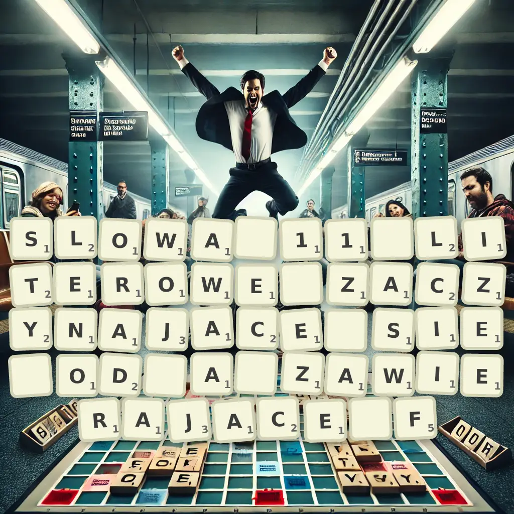 Słowa 11-literowe, zaczynające się od A, zawierające F