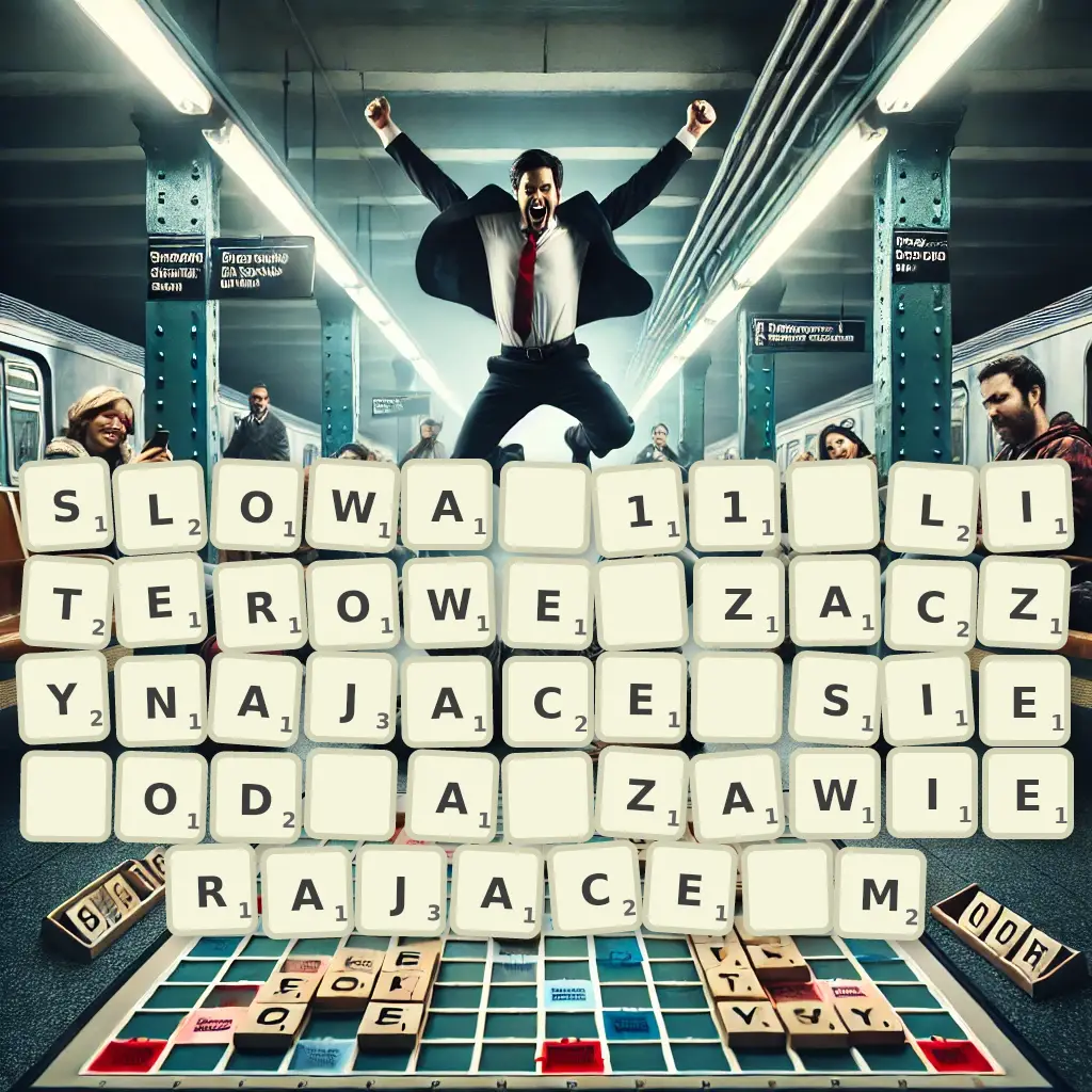 Słowa 11-literowe, zaczynające się od A, zawierające M
