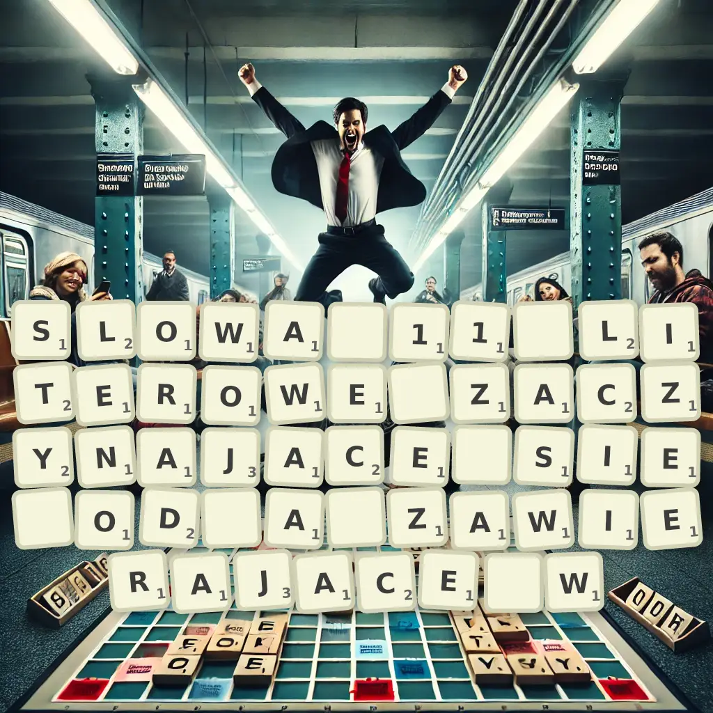 Słowa 11-literowe, zaczynające się od A, zawierające W