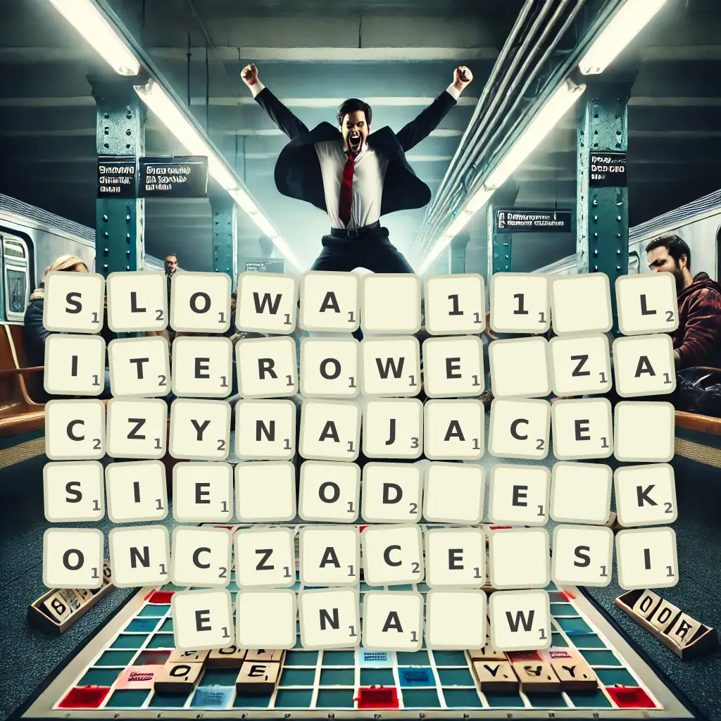 Słowa 11-literowe, zaczynające się od E, kończące się na W