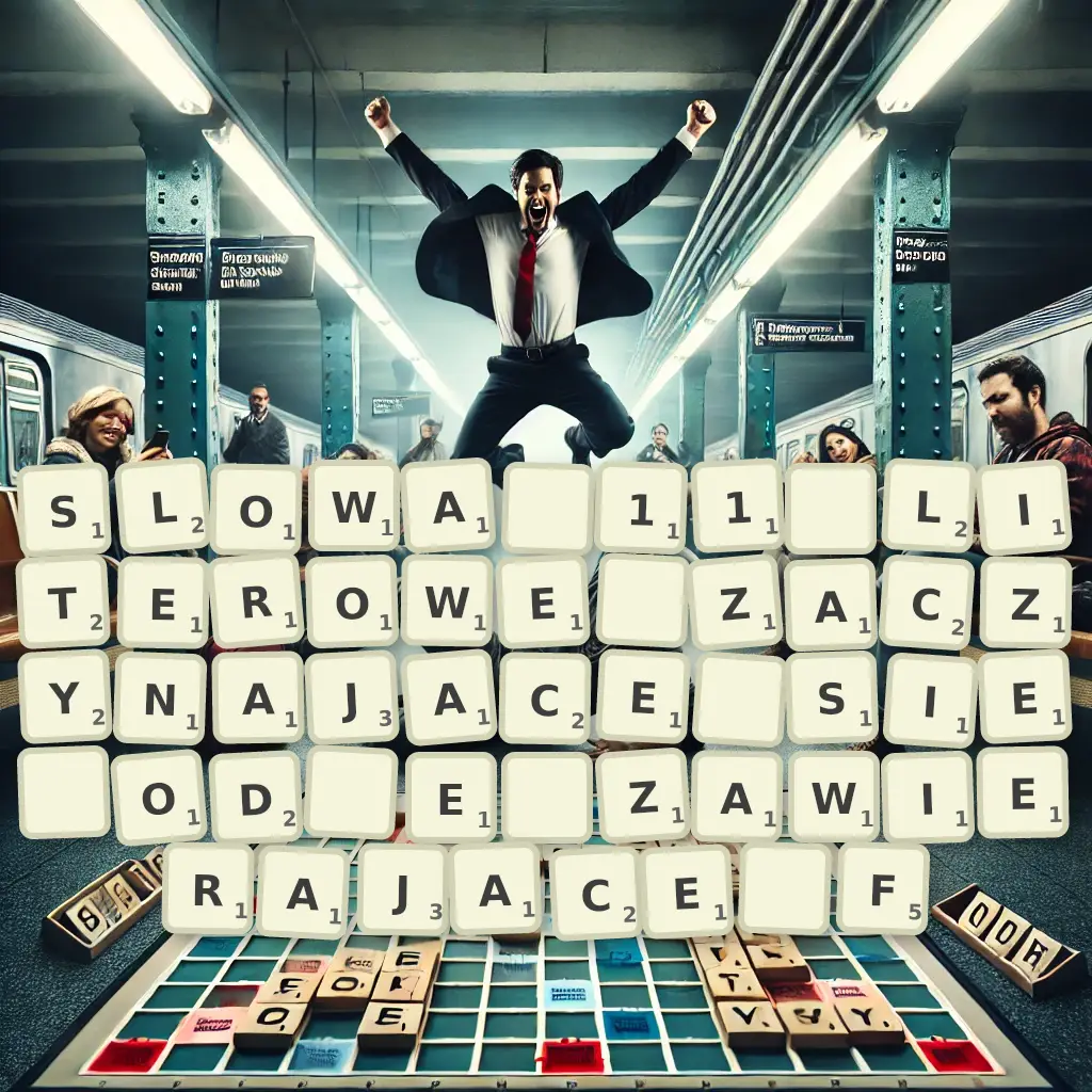 Słowa 11-literowe, zaczynające się od E, zawierające F