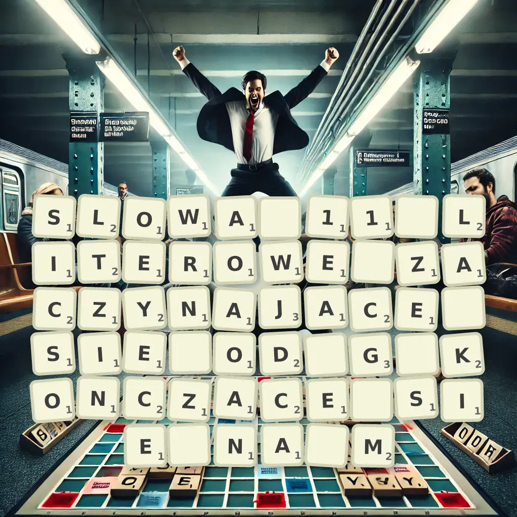 Słowa 11-literowe, zaczynające się od G, kończące się na M