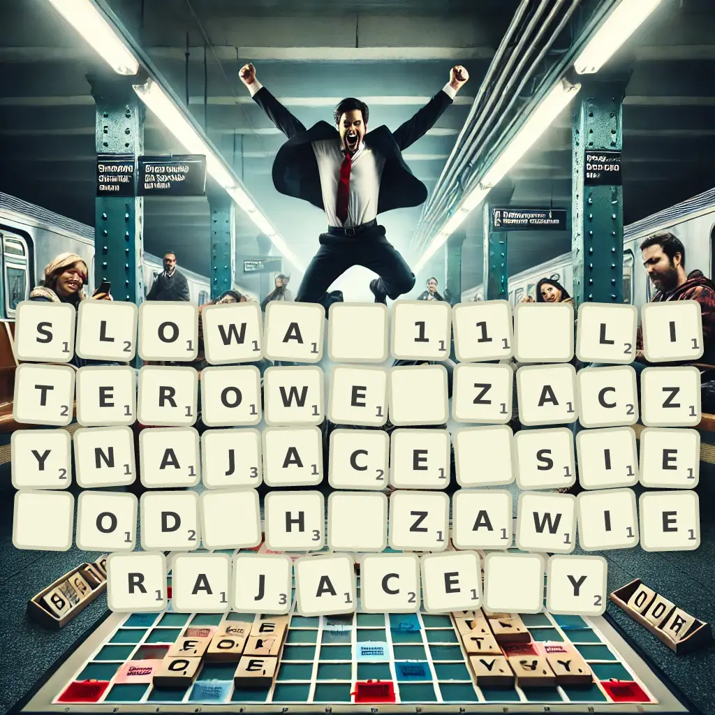 Słowa 11-literowe, zaczynające się od H, zawierające Y