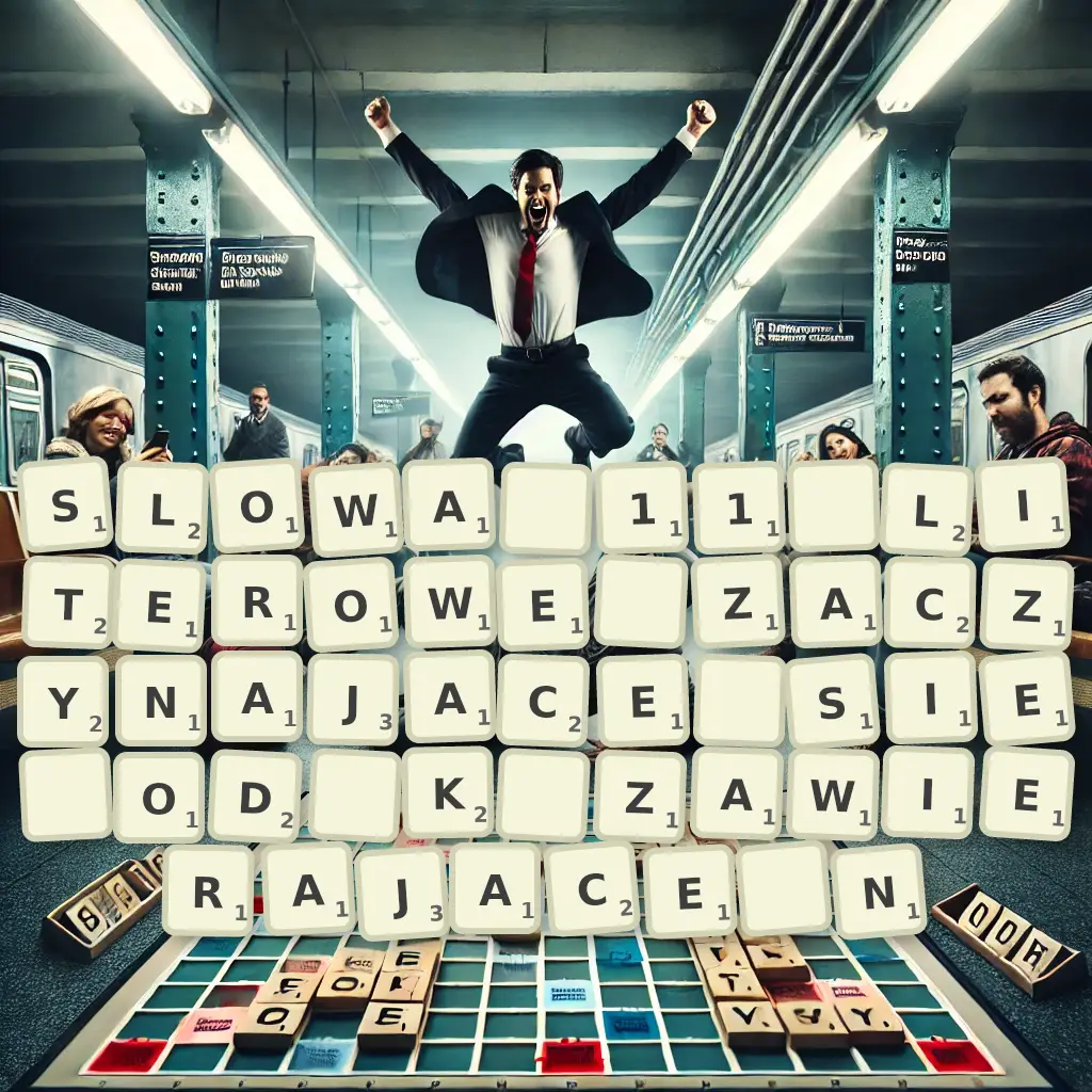 Słowa 11-literowe, zaczynające się od K, zawierające N