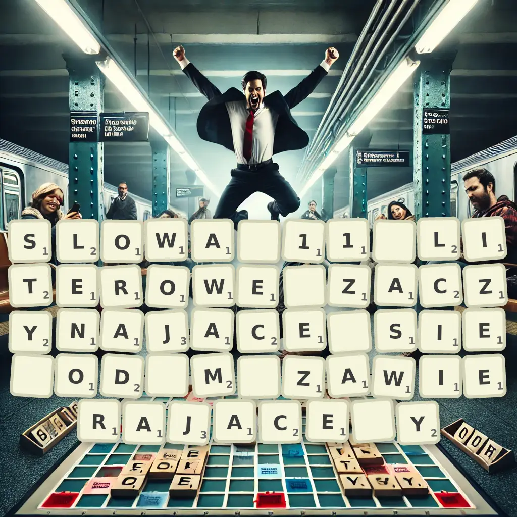 Słowa 11-literowe, zaczynające się od M, zawierające Y