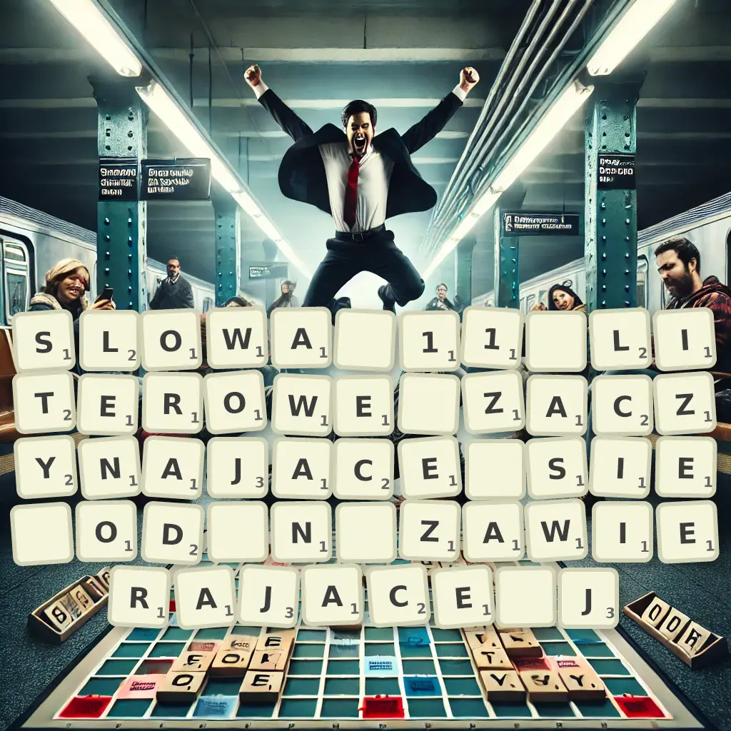 Słowa 11-literowe, zaczynające się od N, zawierające J