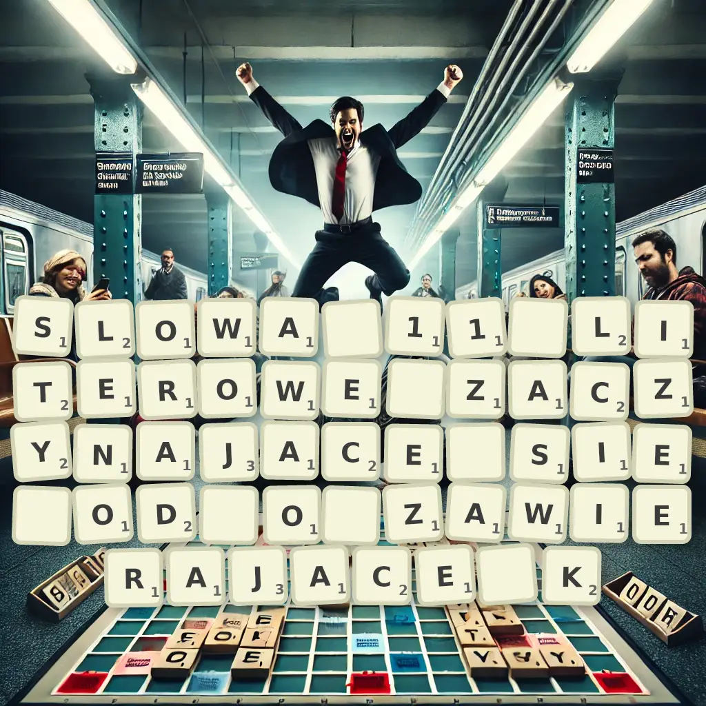 Słowa 11-literowe, zaczynające się od Ó, zawierające K
