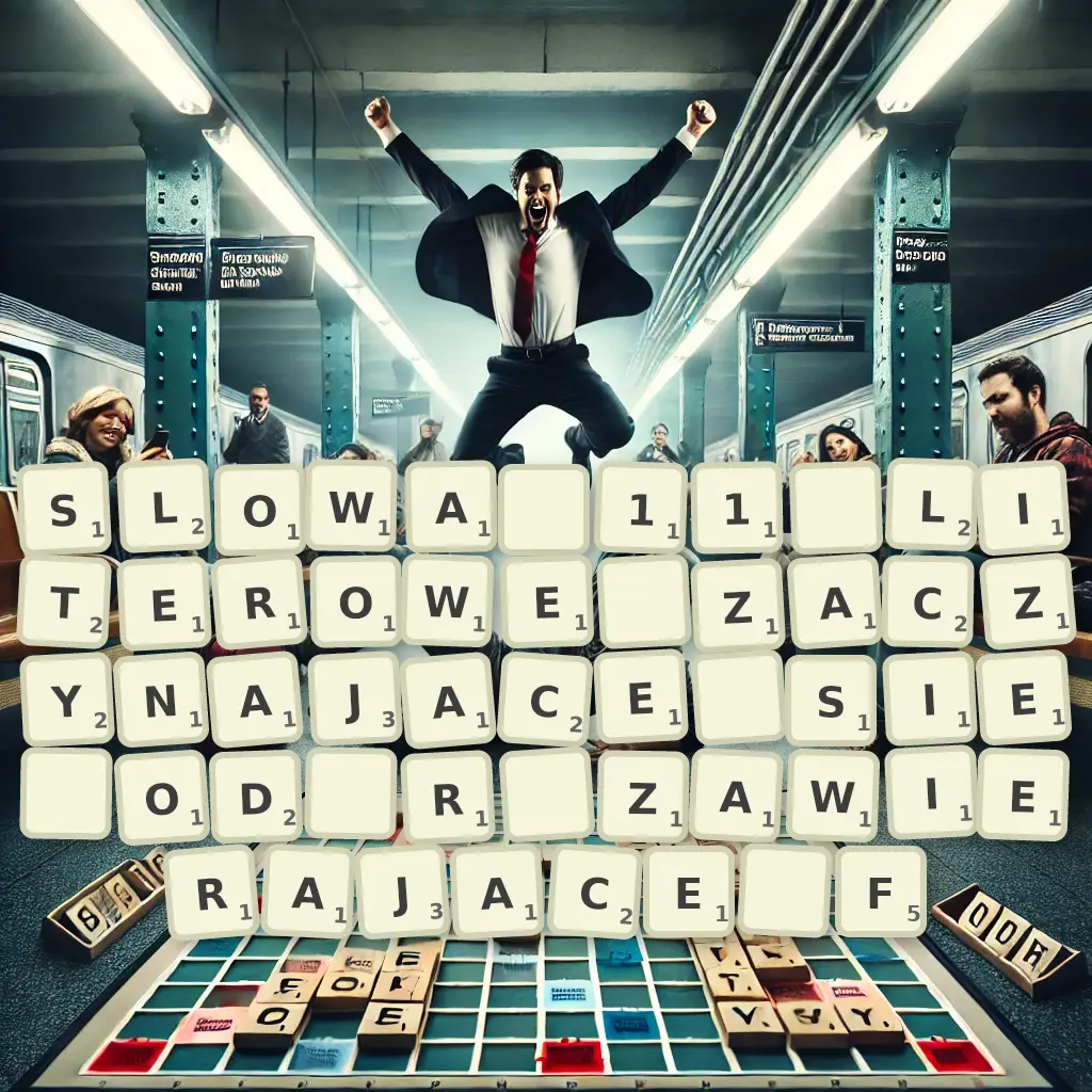 Słowa 11-literowe, zaczynające się od R, zawierające F