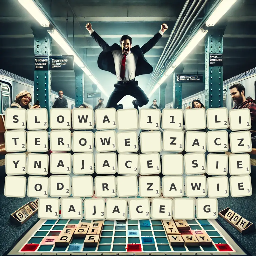 Słowa 11-literowe, zaczynające się od R, zawierające G