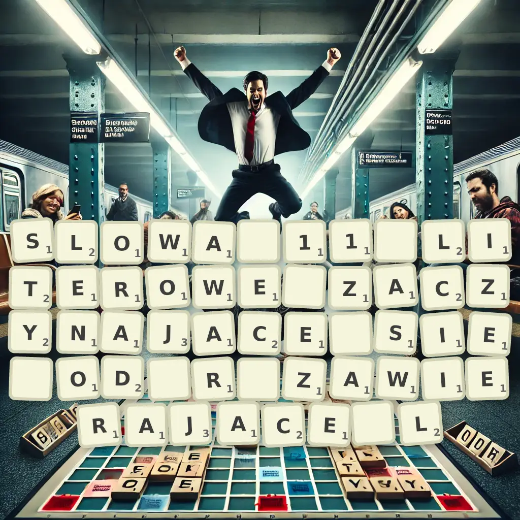 Słowa 11-literowe, zaczynające się od R, zawierające L