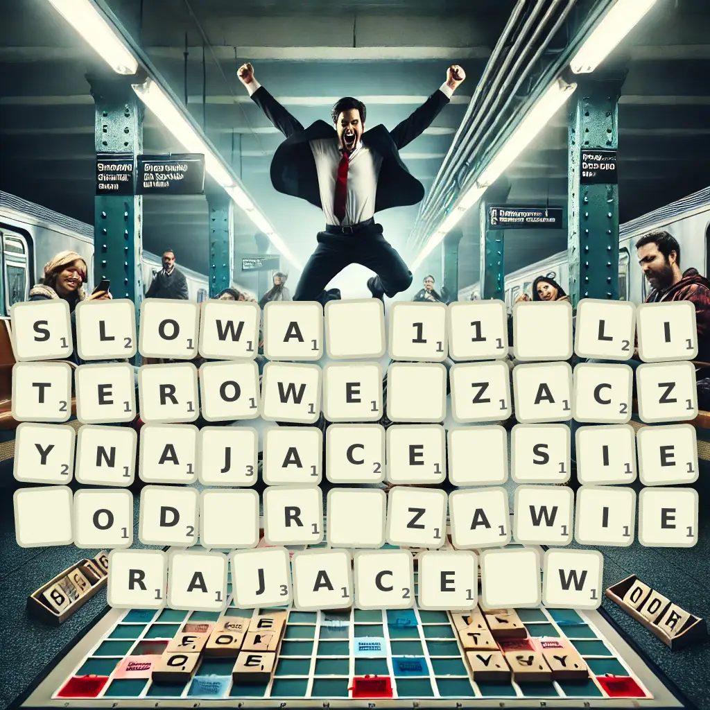 Słowa 11-literowe, zaczynające się od R, zawierające W