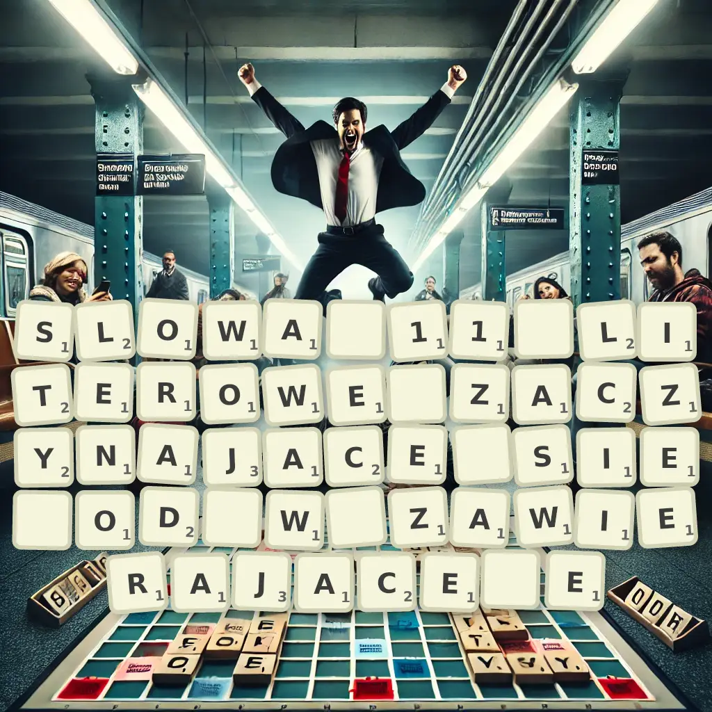 Słowa 11-literowe, zaczynające się od W, zawierające Ę