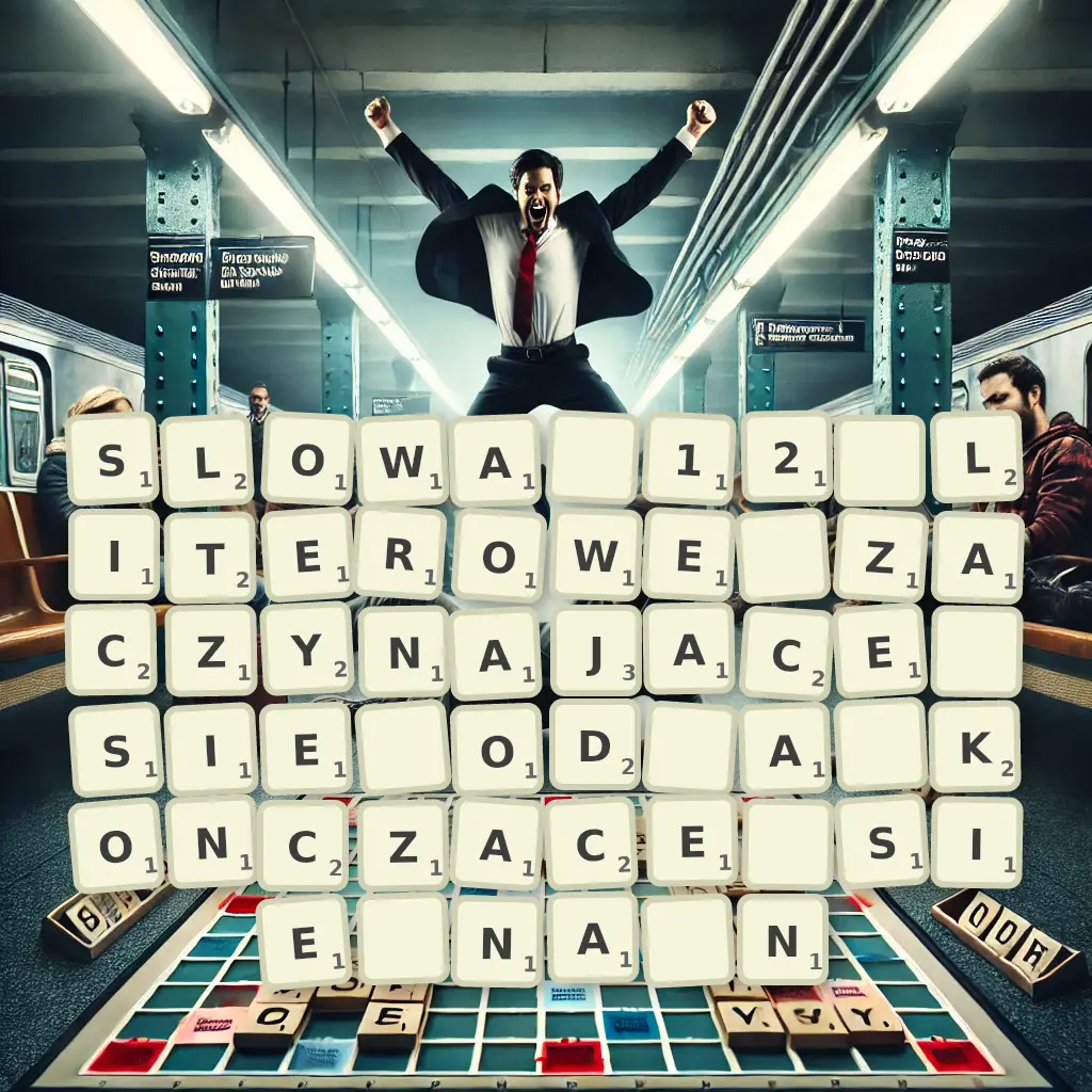 Słowa 12-literowe, zaczynające się od A, kończące się na N